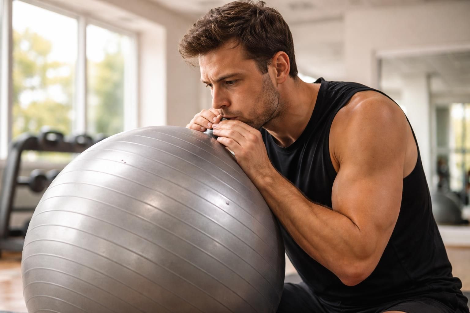 découvrez une astuce pratique pour gonfler facilement un ballon de gym sans utiliser de pompe, grâce à des méthodes simples et rapides à la maison.