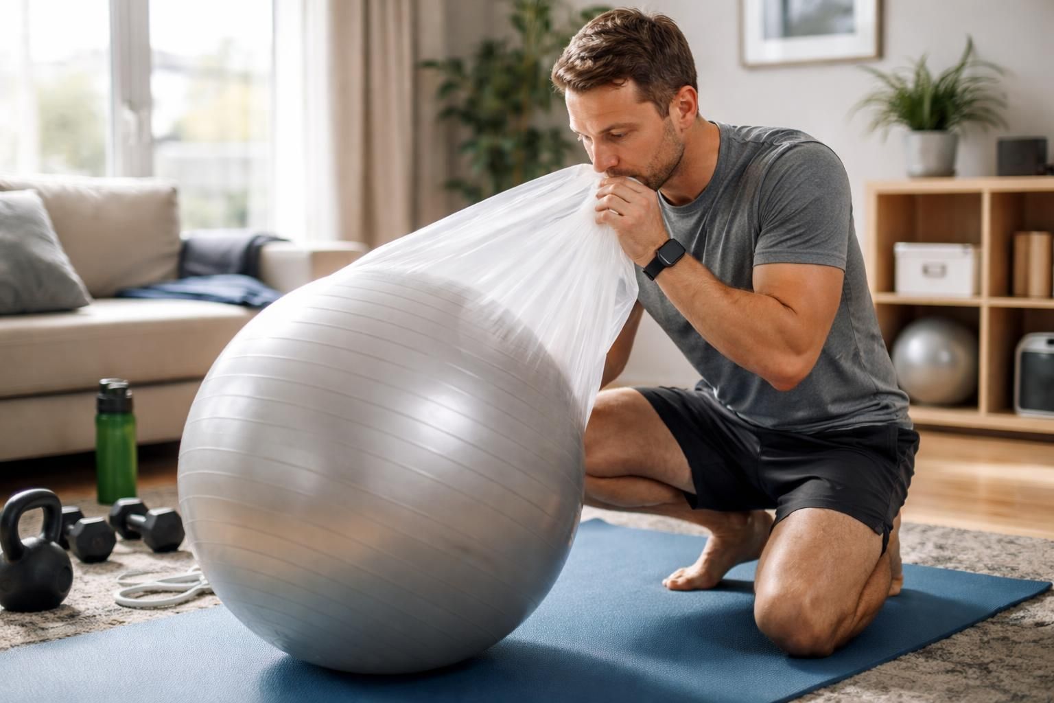 découvrez une astuce pratique pour gonfler facilement votre ballon de gym sans utiliser de pompe. suivez nos conseils simples et rapides pour préparer votre ballon en un rien de temps !