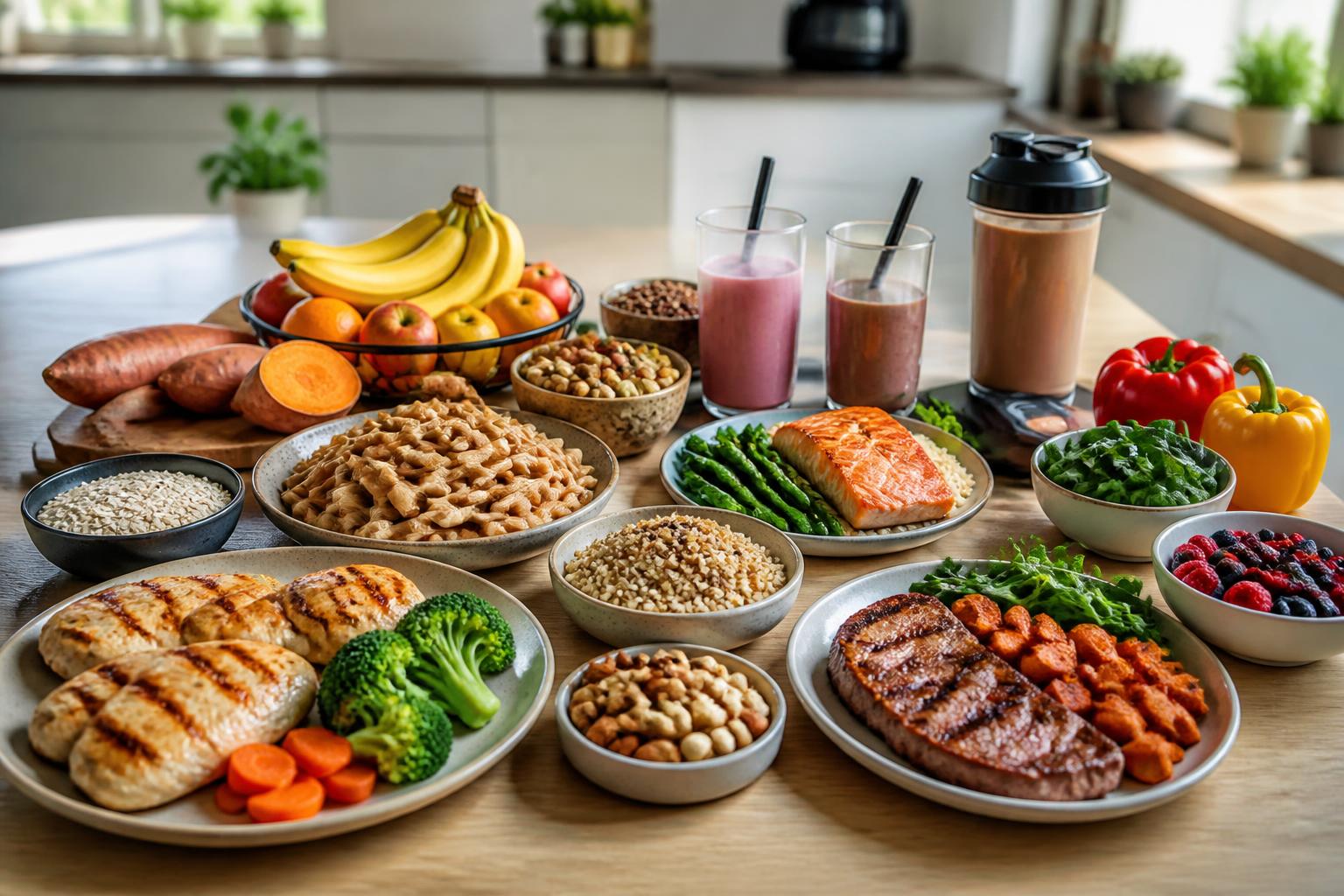 découvrez un programme nutritionnel complet pour la prise de masse avec un plan détaillé à 4000 kcal par jour, conçu pour maximiser vos gains musculaires efficacement.