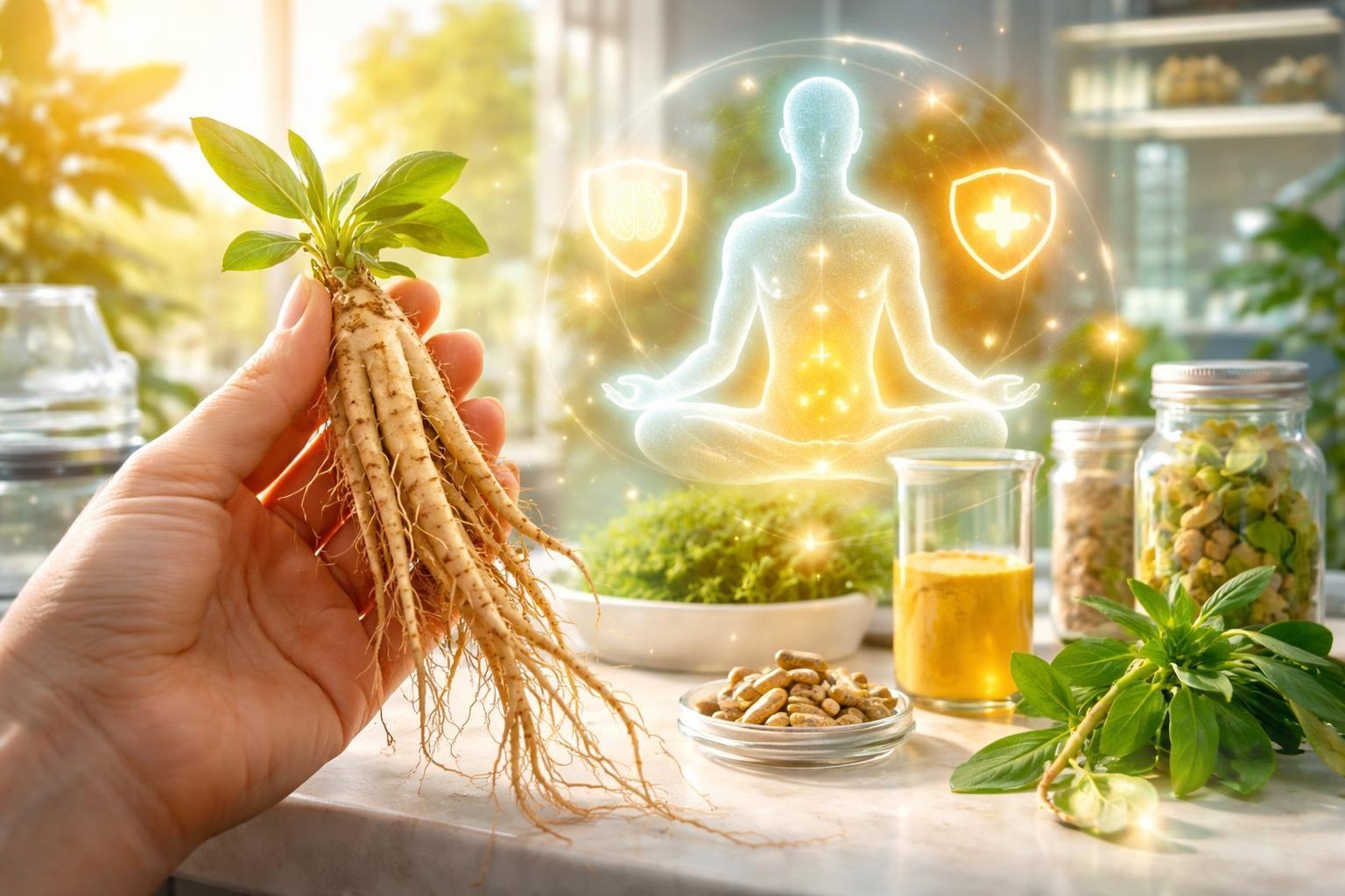 découvrez les bienfaits de l’ashwagandha pour votre santé en 2026 : amélioration du stress, boost de l'énergie, renforcement du système immunitaire et bien plus encore.