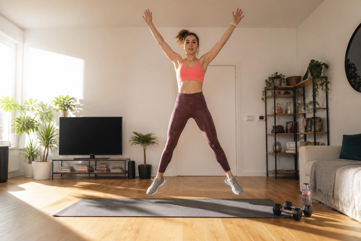 explorez les nombreux bénéfices de l'entraînement hiit à domicile pour améliorer votre forme, gagner du temps et augmenter votre énergie efficacement.