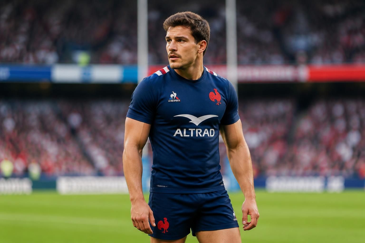 découvrez le poids et la silhouette impressionnante d'antoine dupont, le champion emblématique du rugby français.