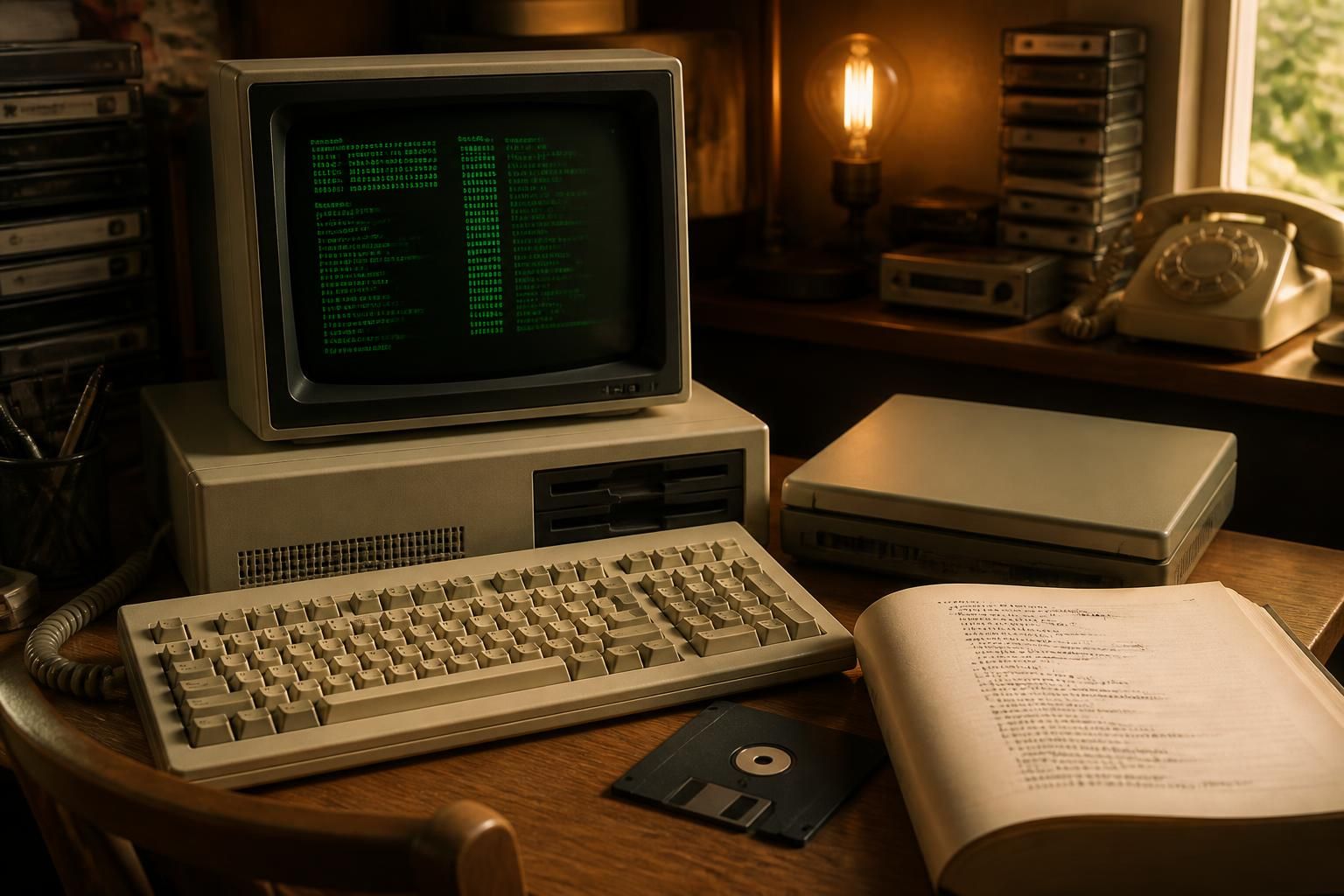 découvrez l'univers fascinant des machines dos et plongez dans l'informatique vintage à travers un voyage nostalgique au cœur des débuts de la technologie informatique.