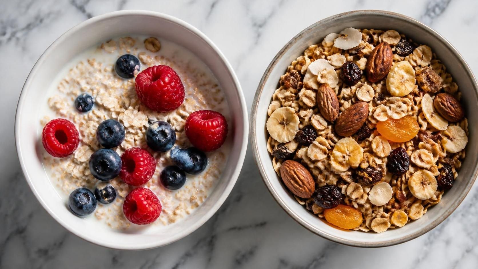 découvrez les différences entre le muesli et les flocons d'avoine pour choisir le petit-déjeuner santé idéal. avantages nutritionnels, saveurs et conseils pour bien démarrer la journée.